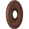 Ekena Millwork Berkshire PVC Medallion (Canopies up to 5 3/4"), 13"OD x 3 1/2"ID x 3/4"P, Metallic Rust CMP13BEDRU - alternate 4